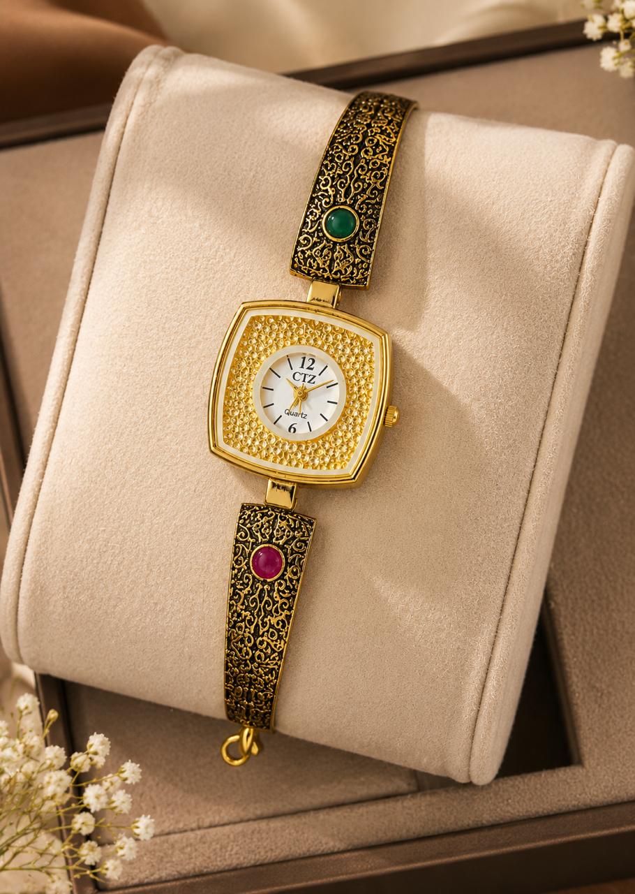 Mosaic dial watch