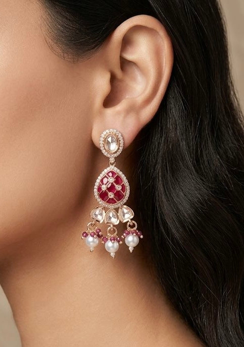 Moissanite Manika set