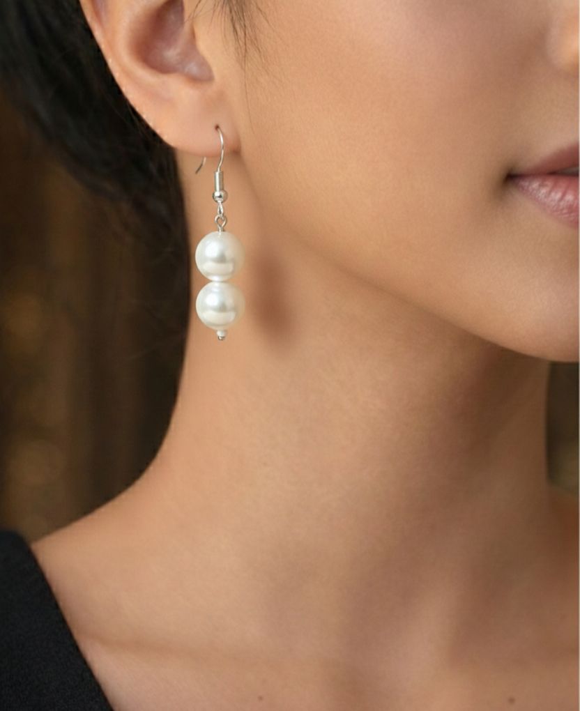 EMVIORY classic shell pearl necklace set