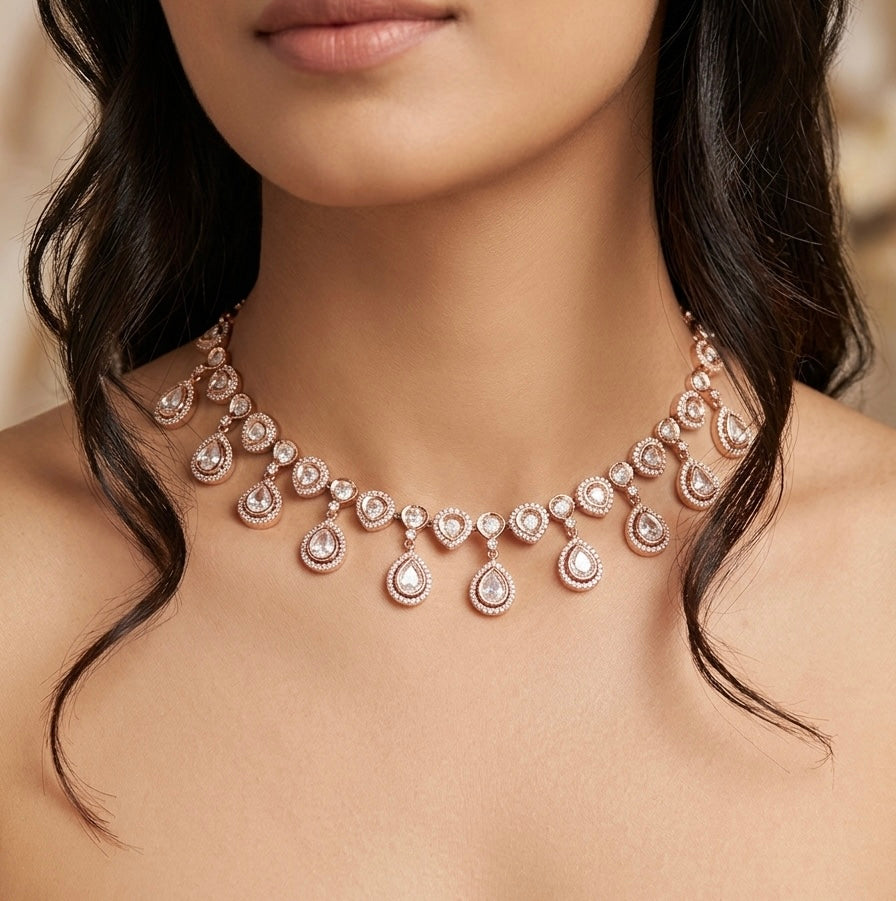 The Moissanite Iva set