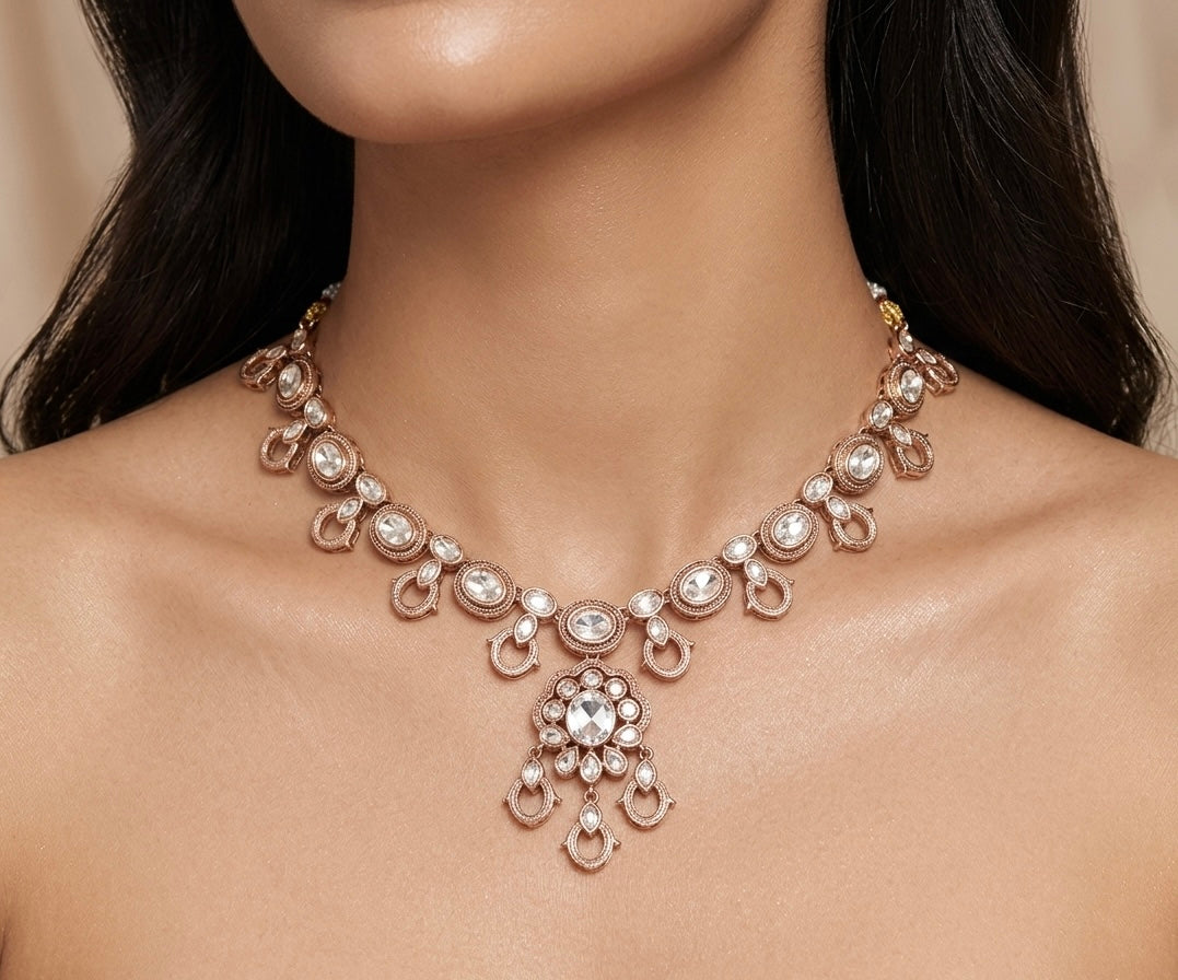 The Moissanite Veda set