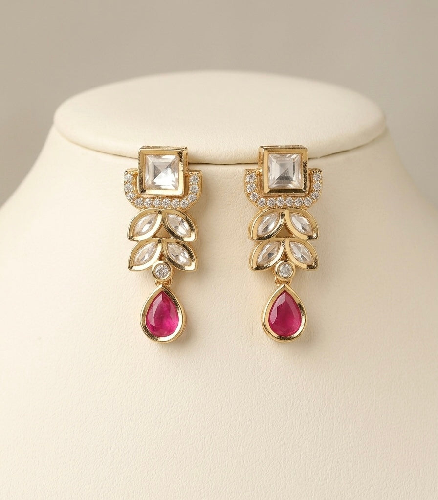 The Moissanite Ruby set