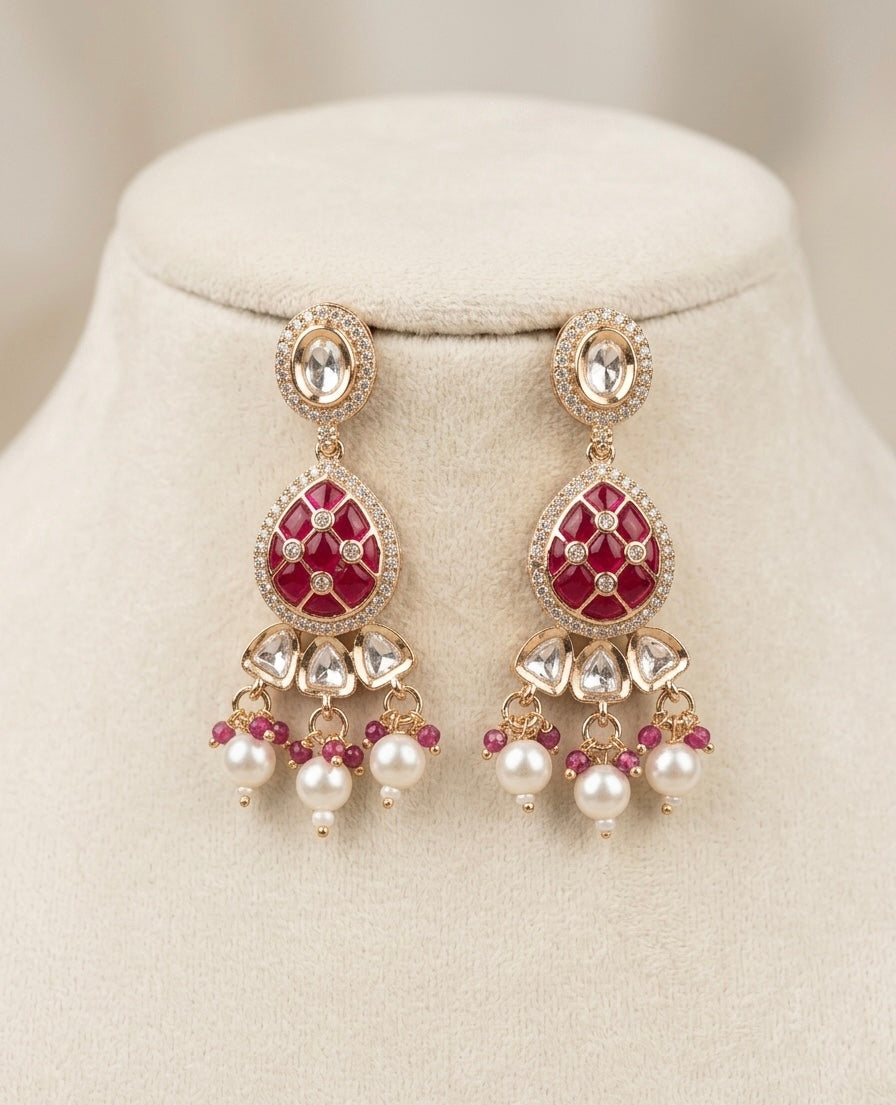 Moissanite Manika set
