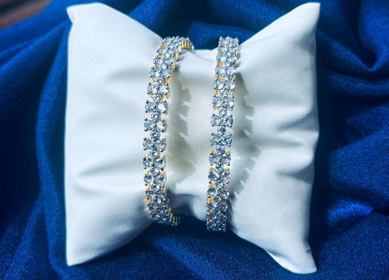 Crystal Trellis bangles