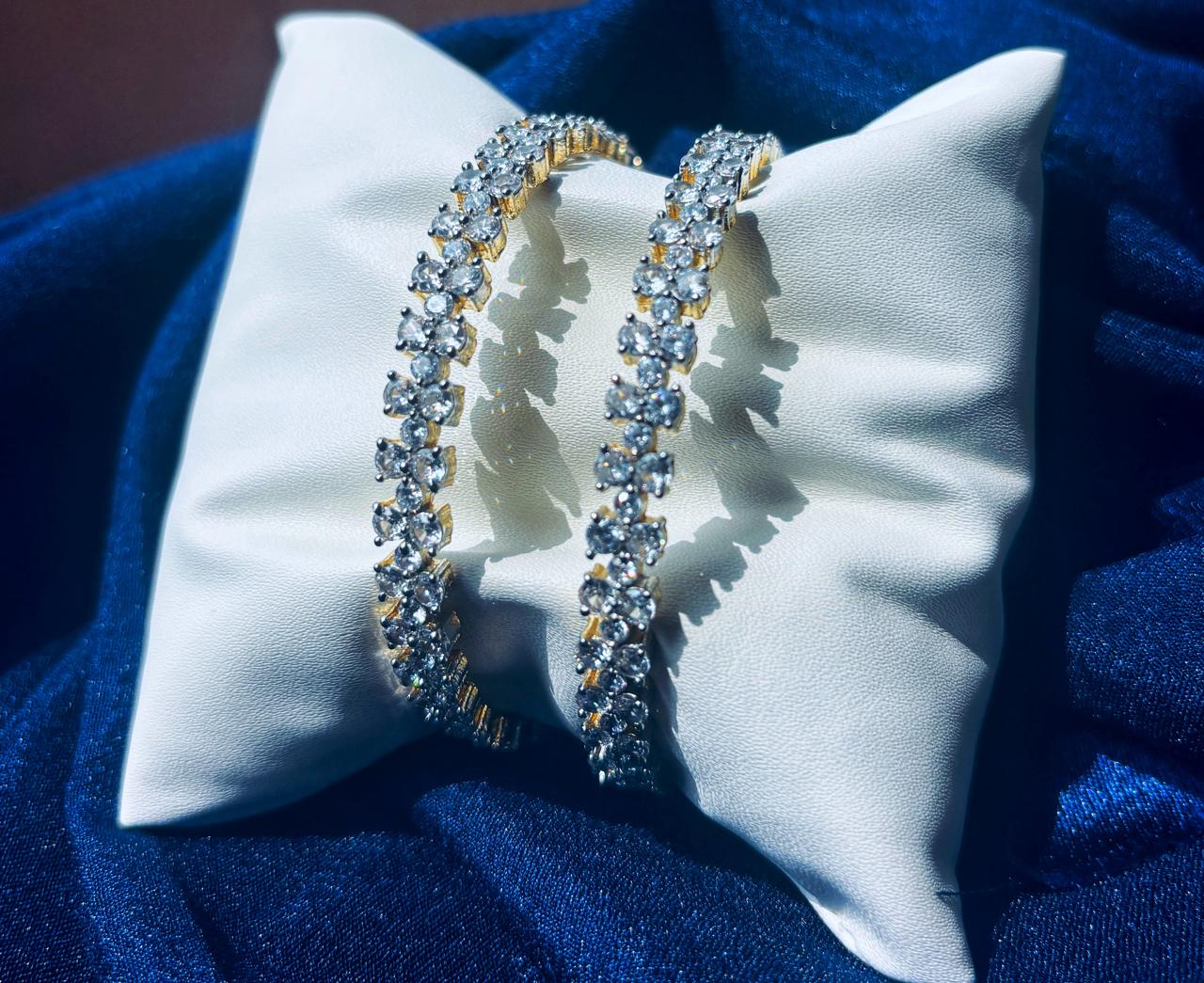 Crystal Trellis bangles