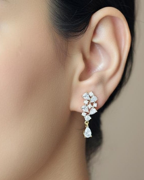 Dewdrop garland necklace set