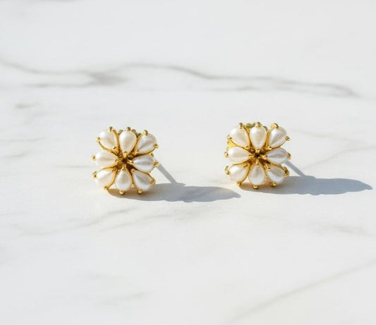 Seed pearl studs