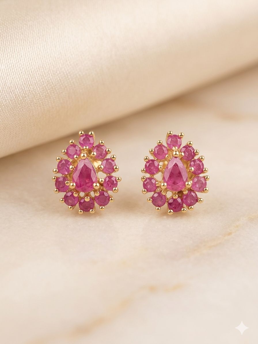Ruby dew stud