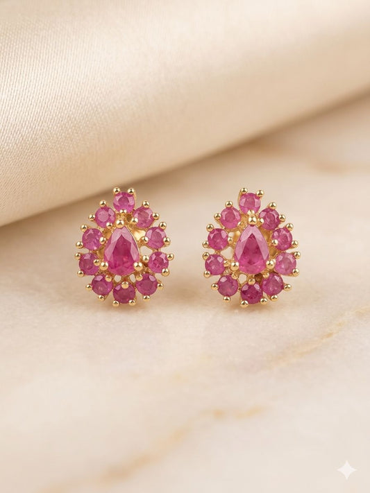 Ruby dew stud