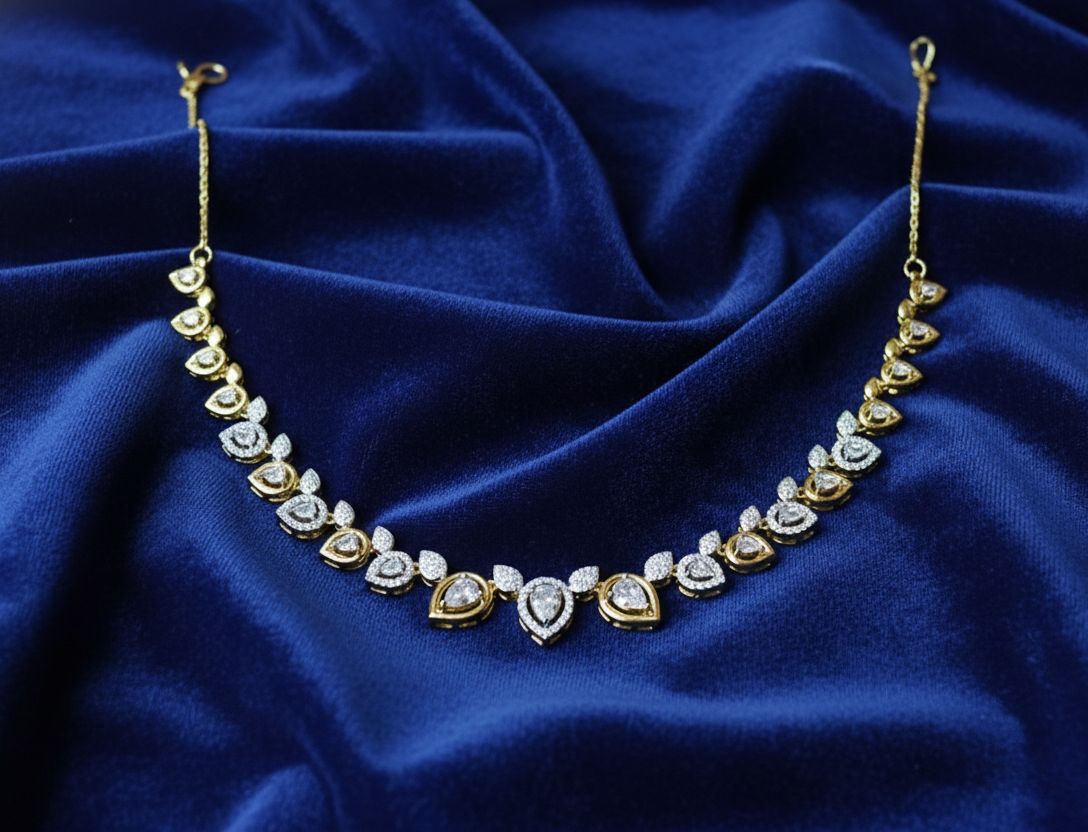Petals of light necklace set